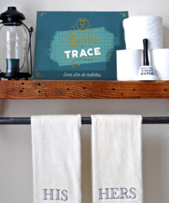 Alternative view of Livre d'or toilette Laisse ta trace