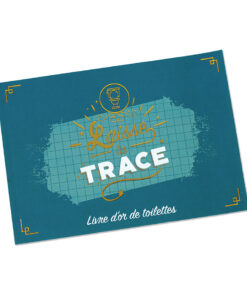 Livre d'or toilette Laisse ta trace