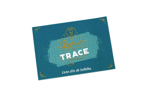 Livre d'or toilette Laisse ta trace