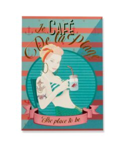 Affiche A3 Café de la plage