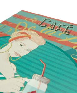 Alternative view of Affiche A3 Café de la plage