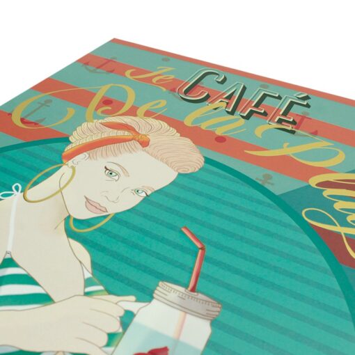 Affiche A3 Café de la plage – Image 2