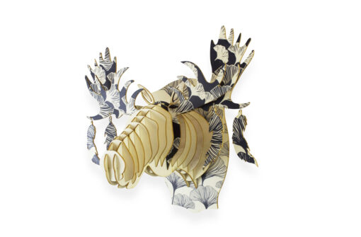 Trophée bois Elan Japon