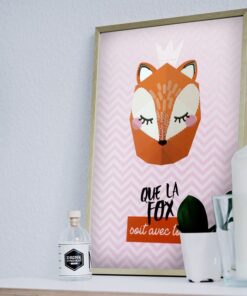 Alternative view of Affiche mini trophée Renard