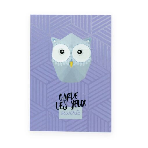 Affiche mini trophée Hibou