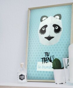 Alternative view of Affiche mini trophée Panda