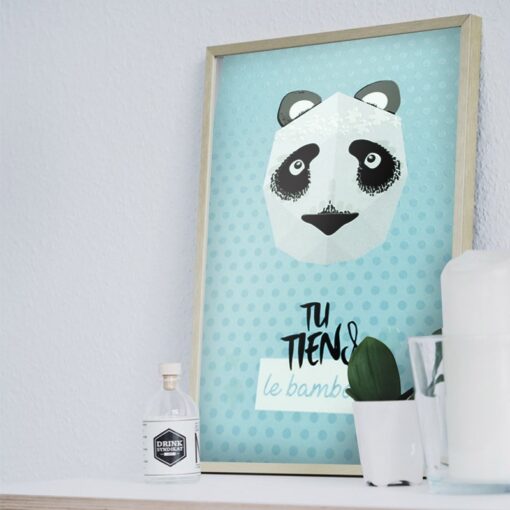 Affiche mini trophée Panda – Image 2