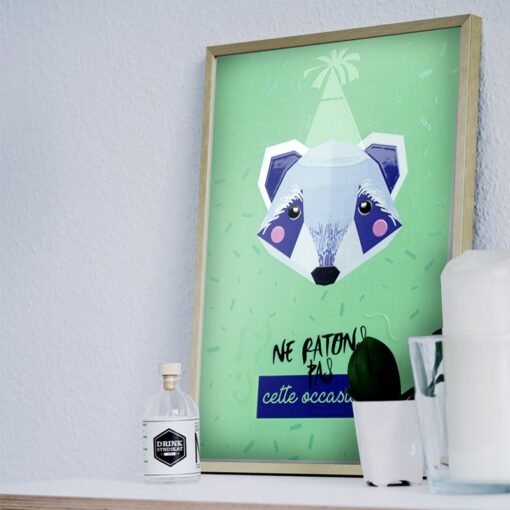 Affiche mini trophée Raton – Image 2