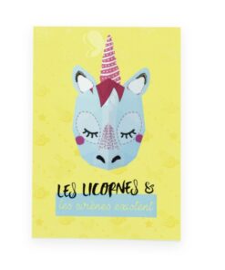 Affiche mini trophée Licorne