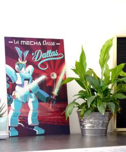 Alternative view of Tableau métallisé Mecha Classe