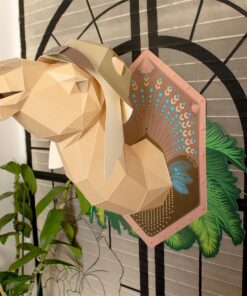 Alternative view of Dromadaire en papier 3D