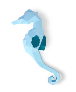 Hippocampe en papier 3D