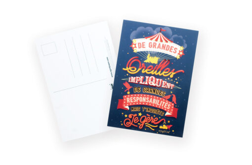 Cartes postales Tartines de Proust
