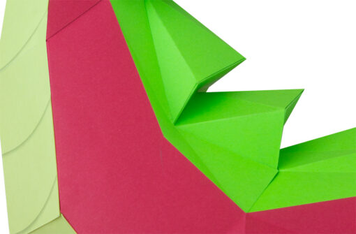 Dragon asiatique en papier 3D – Image 4