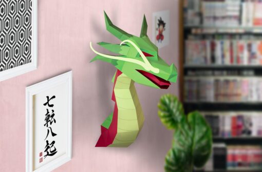 Dragon asiatique en papier 3D – Image 5