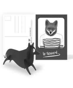 Carte postale animaux pulp