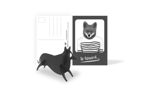 Carte postale animaux pulp