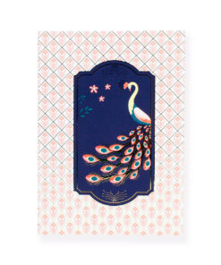 Carnet Paon doré