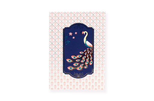 Carnet Paon doré