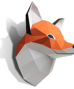 Renard en papier 3d