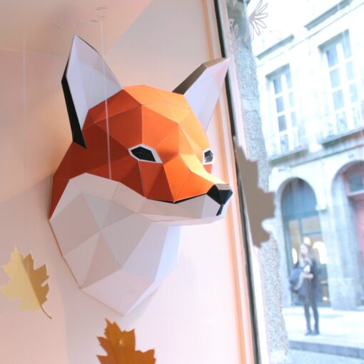 Renard en papier 3d – Image 3