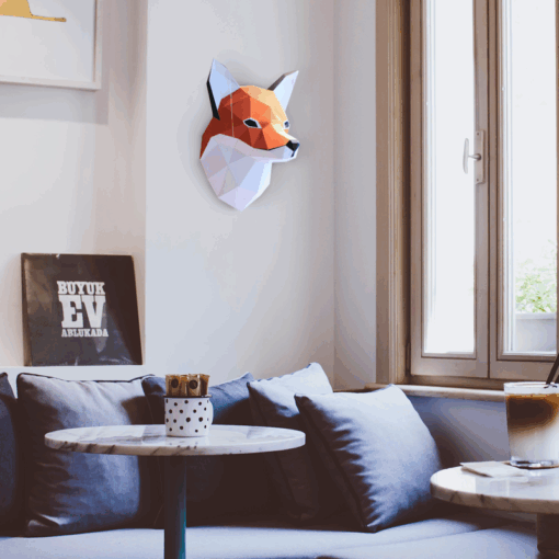 Renard en papier 3d – Image 2