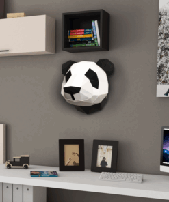 Alternative view of Panda en papier 3d