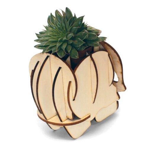 Crâne calavera en bois – Image 3