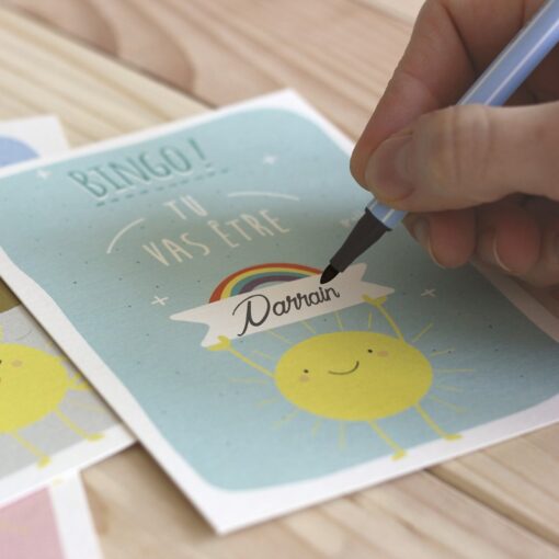 Carte à gratter gros rose – Image 3