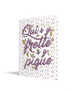 Carte pensée qui s'y frotte