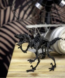 Alternative view of Vélociraptor en carton