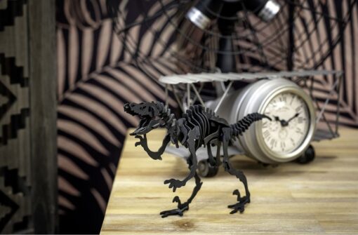 Vélociraptor en carton – Image 4