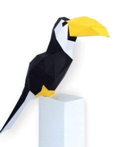 Toucan en papier 3d