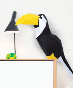 Alternative view of Toucan en papier 3d
