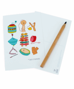 Carte postale jouets d'autrefois