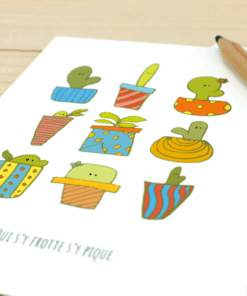 Alternative view of Carte postale cactus