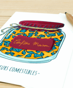 Alternative view of Carte postale fleurs comestibles