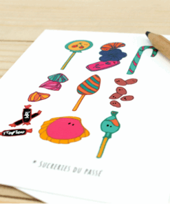 Alternative view of Carte postale sucreries