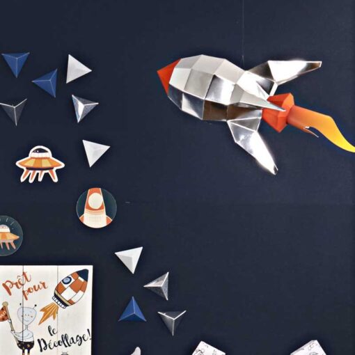 Fusée en papier 3D – Image 3