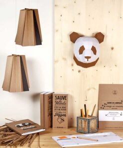 Alternative view of Petit panda en papier 3D