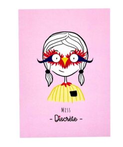 Carte postale Petits Caractères Discrète