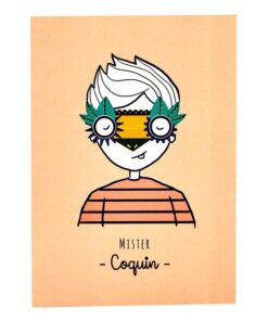 Carte postale Petits Caractères Coquin