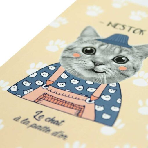 Carnet A6 Nestor le chat – Image 3