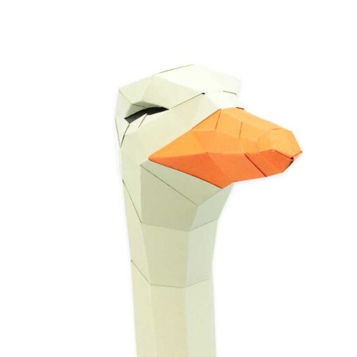 Autruche en papier 3D – Image 3