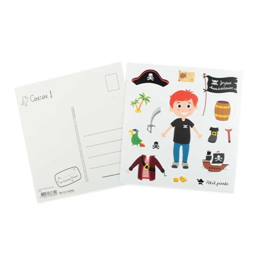 Carte anniversaire stickers garçon – Image 3