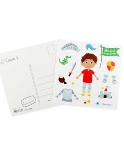 Carte anniversaire stickers garçon