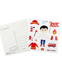 Alternative view of Carte anniversaire stickers garçon