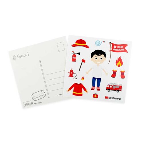 Carte anniversaire stickers garçon – Image 2