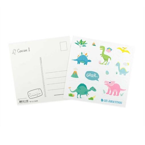Carte anniversaire stickers