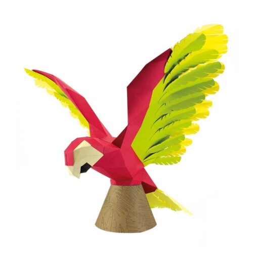 Perroquet en papier 3D – Image 4